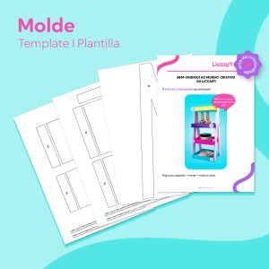 Organizador de Maquiagem e Esmaltes  –  Molde Digital