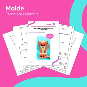 Mini Liquidificador Tema Raposa  –  Molde Digital