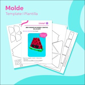 Organizador Melancia  –  Molde Digital