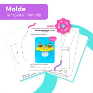 Suporte Hexagonal para Doces  –  Molde Digital