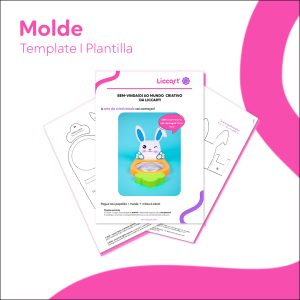 Suporte para Pistola de Cola Quente Páscoa  –  Molde Digital