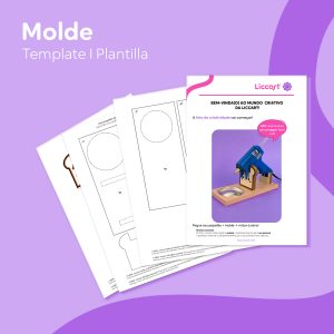 Suporte para Pistola de Cola Quente Tema Torrada  –  Molde Digital