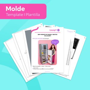 Mini Geladeira Realista Exclusiva  –  Molde Digital