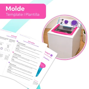 Máquina de Lavar  – Molde PDF